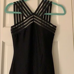 Missguided Black bodycon dress